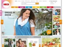 Screenshot for www.nkd.de