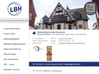 LBH-Steuerberatungsgesellschaft mbH website screenshot