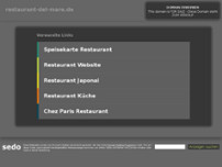 Screenshot for http://restaurant-del-mare.de