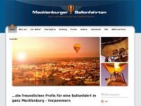 Screenshot for www.mecklenburger-ballonfahrten.de