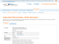 Volksbank Glan-Münchweiler eG, Filiale Ramstein website screenshot