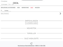 Cecil Büsing Store GmbH website screenshot