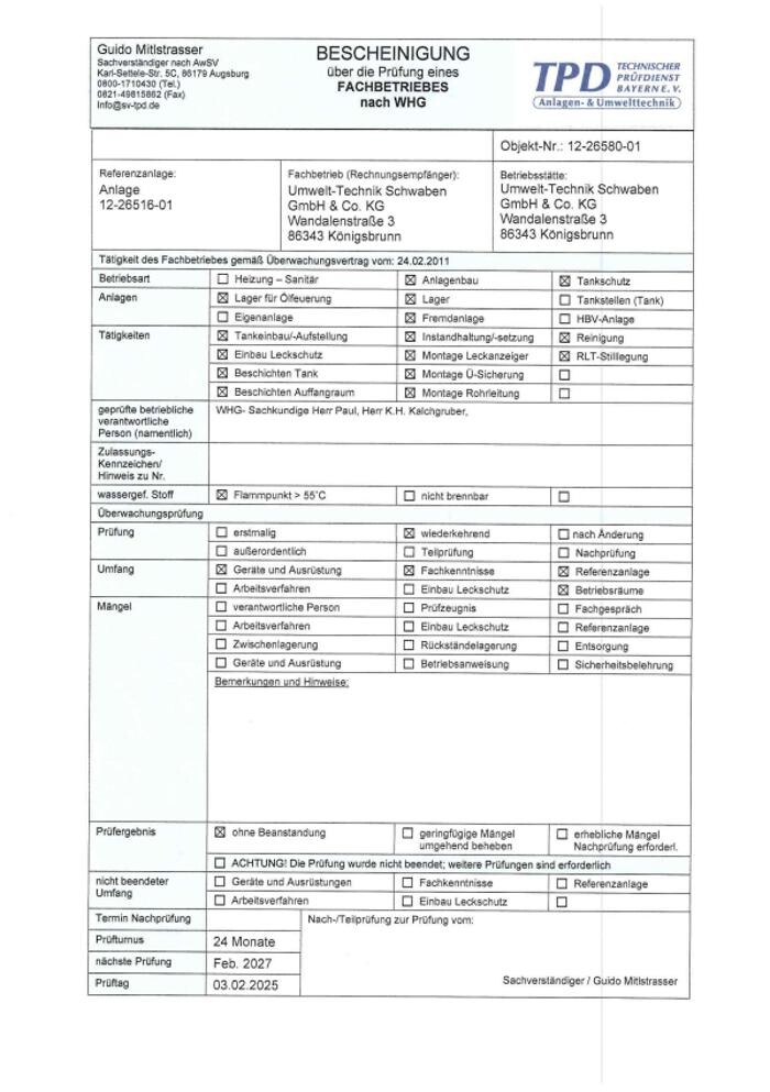 Bilder UTS Umwelttechnik Schwaben GmbH & Co. KG