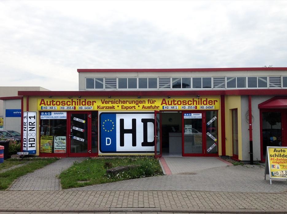 Bilder Autoschilder & Zulassungen Bavaria Wiesloch