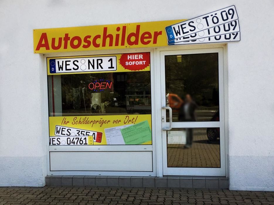 Bilder Autoschilder & Zulassungen Tönjes Wesel