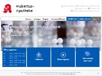 Website Screenshot Hubertus-Apotheke