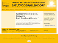 Gaswerk Bad Sooden-Allendorf GmbH website screenshot