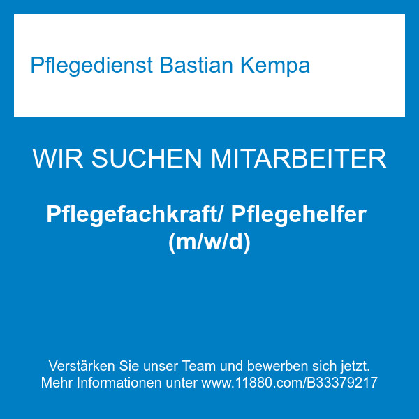 Bilder Pflegedienst Bastian Kempa