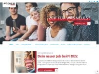 Website Screenshot Fides Personalservice GmbH