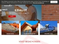 Website Screenshot Voigt Bedachungen GmbH & Co. KG