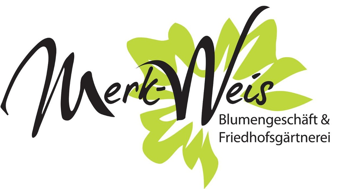 Blumen Merk-Weis Logo