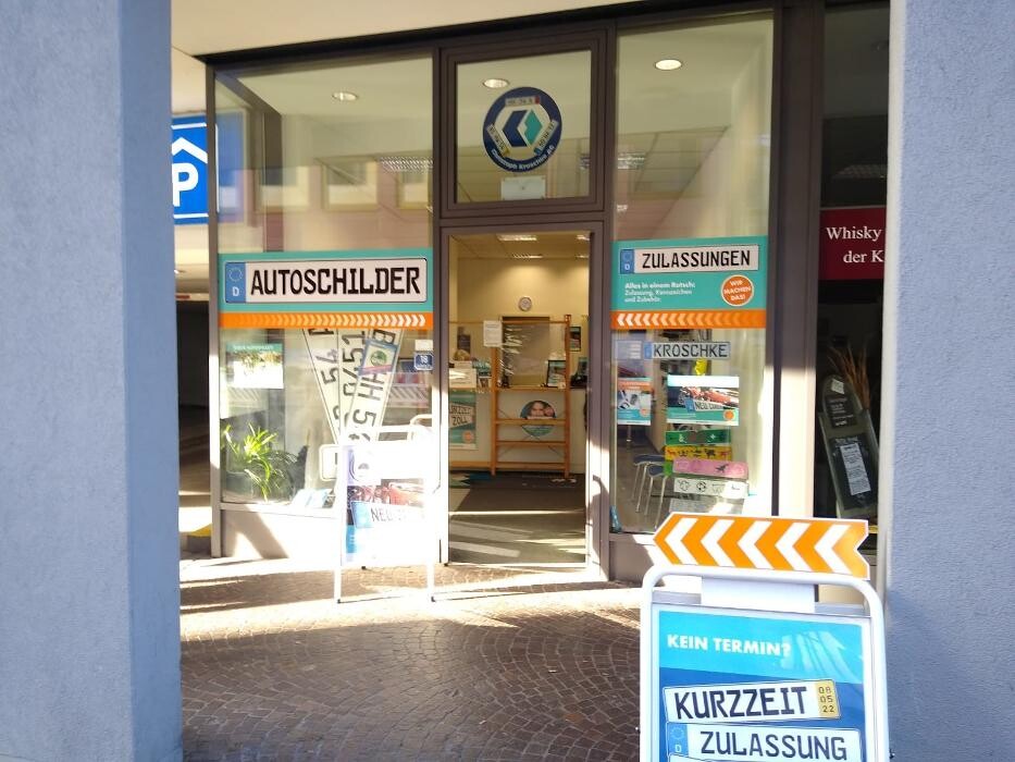 Bilder Kroschke Kfz Zulassungen und Kennzeichen