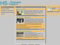 HS-Business Support website screenshot