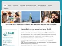 Screenshot for www.hanse-betreuung.de