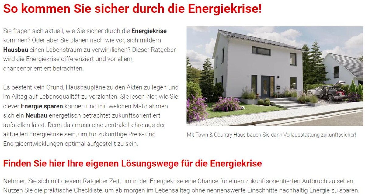 Bilder shs Ges. für Schlüsselfertiges Bauen mbH Town & Country Haus Lizenz Partner