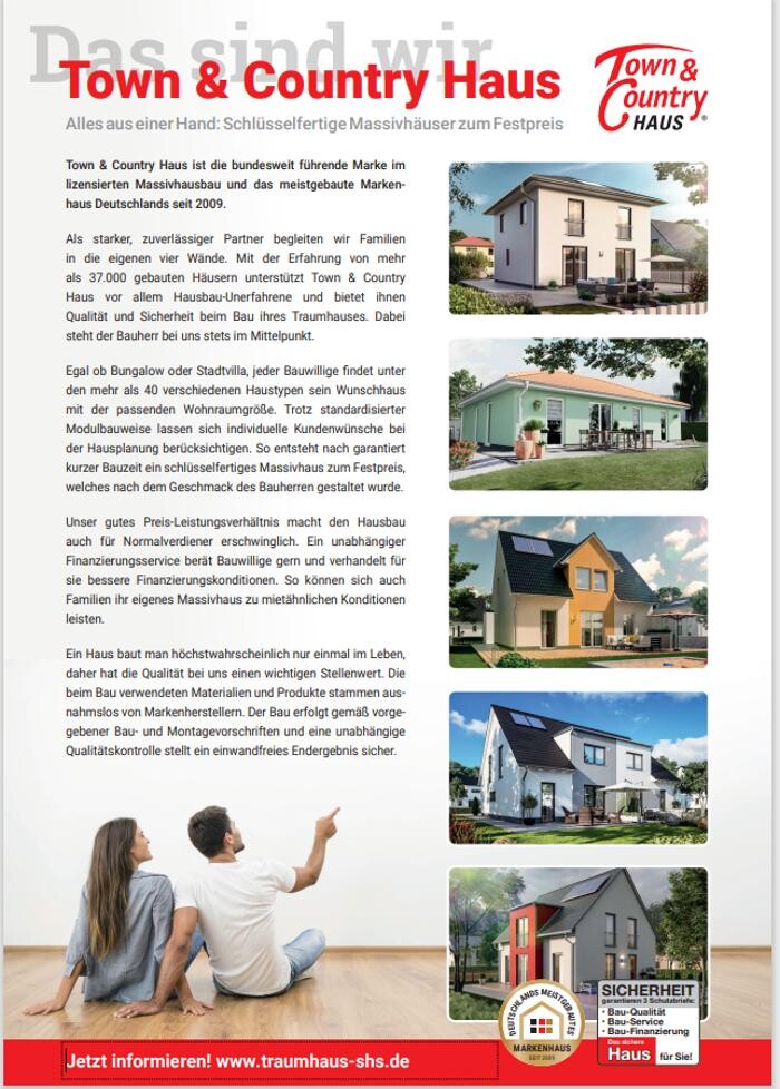 Bilder shs Ges. für Schlüsselfertiges Bauen mbH Town & Country Haus Lizenz Partner