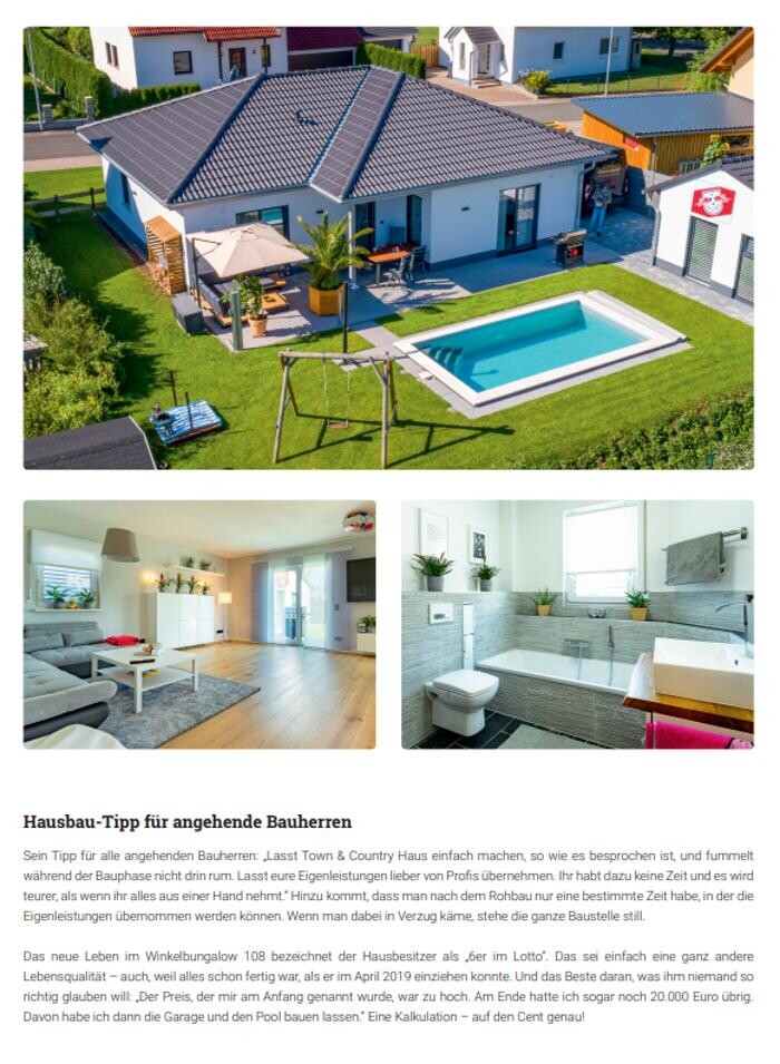 Bilder shs Ges. für Schlüsselfertiges Bauen mbH Town & Country Haus Lizenz Partner
