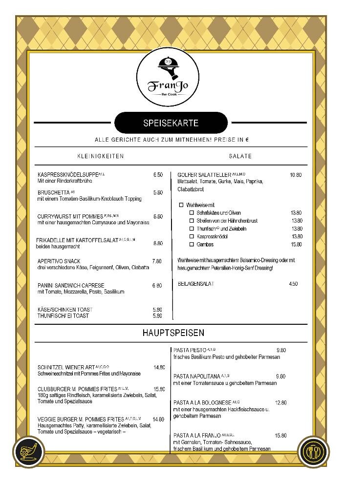 Bilder Café /Restaurant FranJo am Golfcub Gut Hahues
