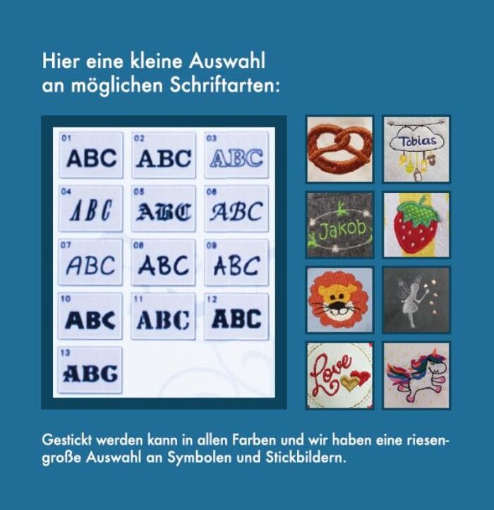 Bilder STICKarin - Wittl Haus der Geschenke - Sticken Seubersdorf