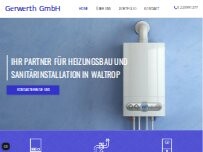 Website Screenshot Gerwerth GmbH
