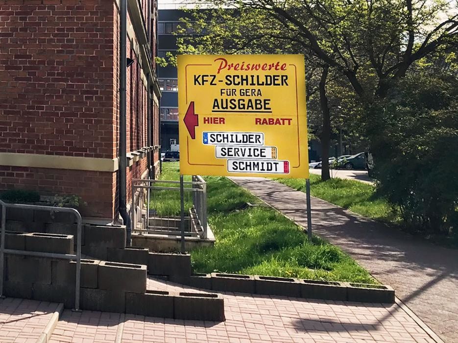 Bilder Autoschilder & Zulassungen ARS Gera