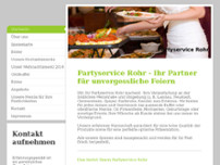Screenshot for http://www.partyservice-rohr.de