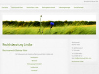 Rechtsanwalt Dietmar Klein website screenshot