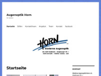 Moderne Augenoptik Horn e.K. Inhaber Ralf Gladbach website screenshot