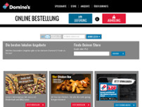 Domino's Pizza Kassel Mitte website screenshot