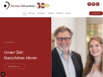 Website Screenshot Hammes Hörsysteme