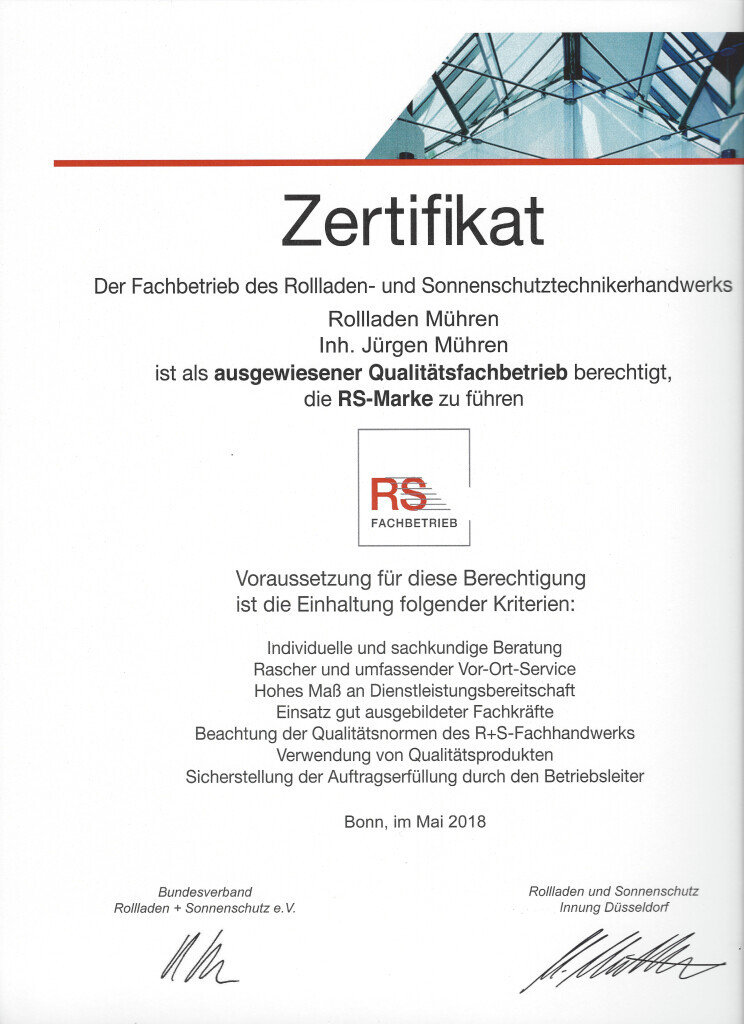 Bilder Rollladen Mühren