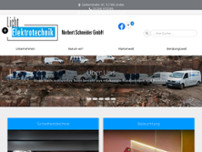 Norbert Schneider GmbH Licht- + Elektrotechnik website screenshot