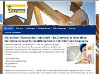 G.Voltmer Zimmereibetrieb GmbH website screenshot