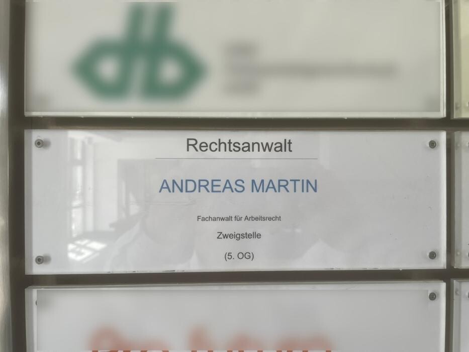 Bilder Rechtsanwalt Andreas Martin | Fachanwalt für Arbeitsrecht