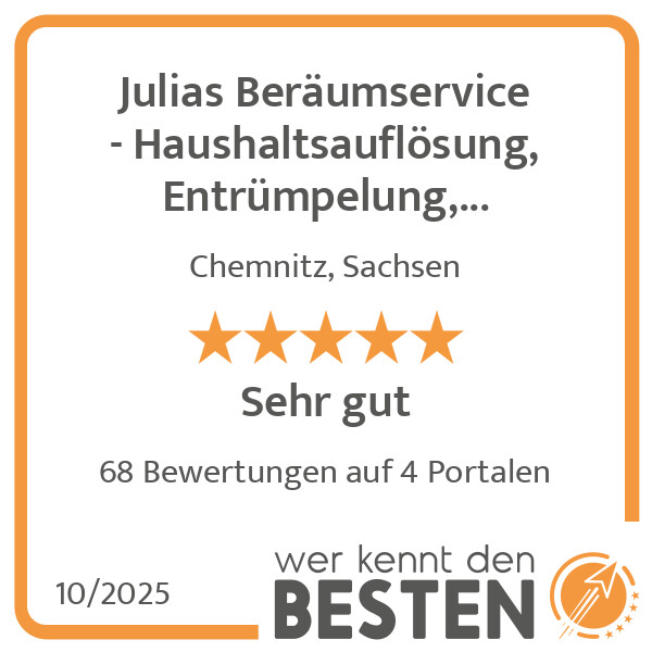 Bilder Julias Beräumservice - Haushaltsauflösung, Entrümpelung, Wohnungsberäumung