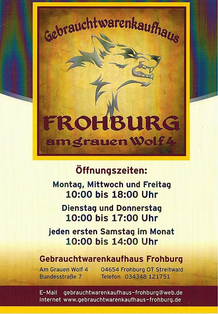 Bilder Gebrauchtwarenkaufhaus Frohburg