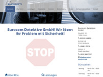 Eurocom Detektive GmbH website screenshot