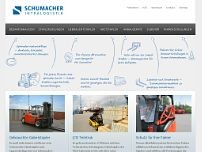 Schumacher Intralogistik GmbH website screenshot