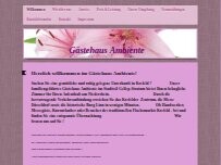 Website Gästehaus Pension Ambiente