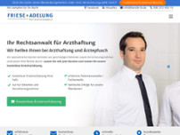 Patientenanwalt - Rechtsanwälte Friese und Adelung Partnerschaft mbB website screenshot