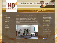 HD Schreinerei GmbH website screenshot