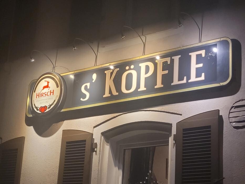 Bilder Gaststätte s´KÖPFLE