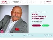 Website Screenshot ERGO Versicherung Bernd Wirtz