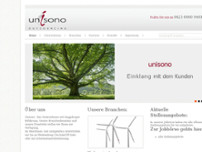 Screenshot for http://www.unisono-outsourcing.de