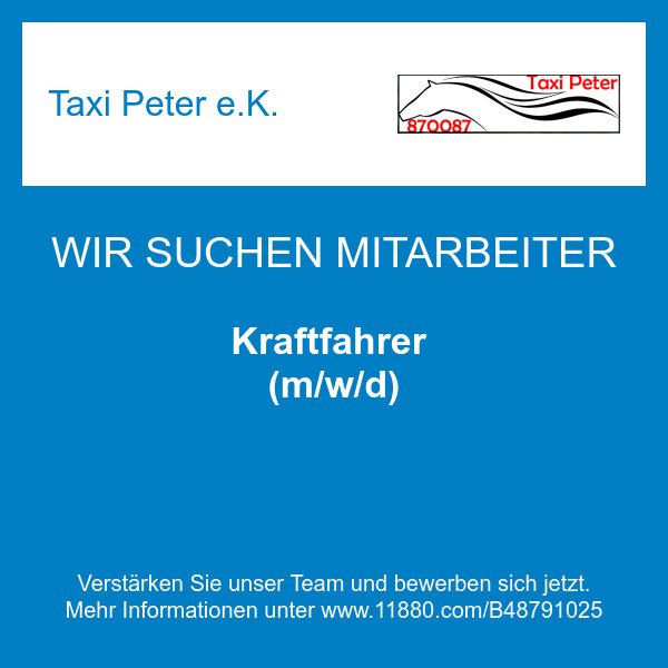 Bilder Taxi Peter e.K.