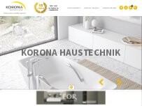 Website Screenshot KORONA Haustechnik GmbH