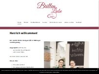 Website Screenshot Brillen Liebe