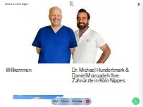 Website Screenshot BAG Zahnärzte Dr. M. Hundertmark & D. Moinzadeh