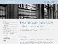 Ingrid Müller Steuerberaterin website screenshot