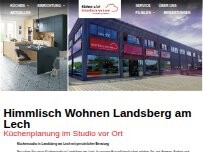 Website Screenshot Küchen-Welt Himmlisch Wohnen Landsberg am Lech